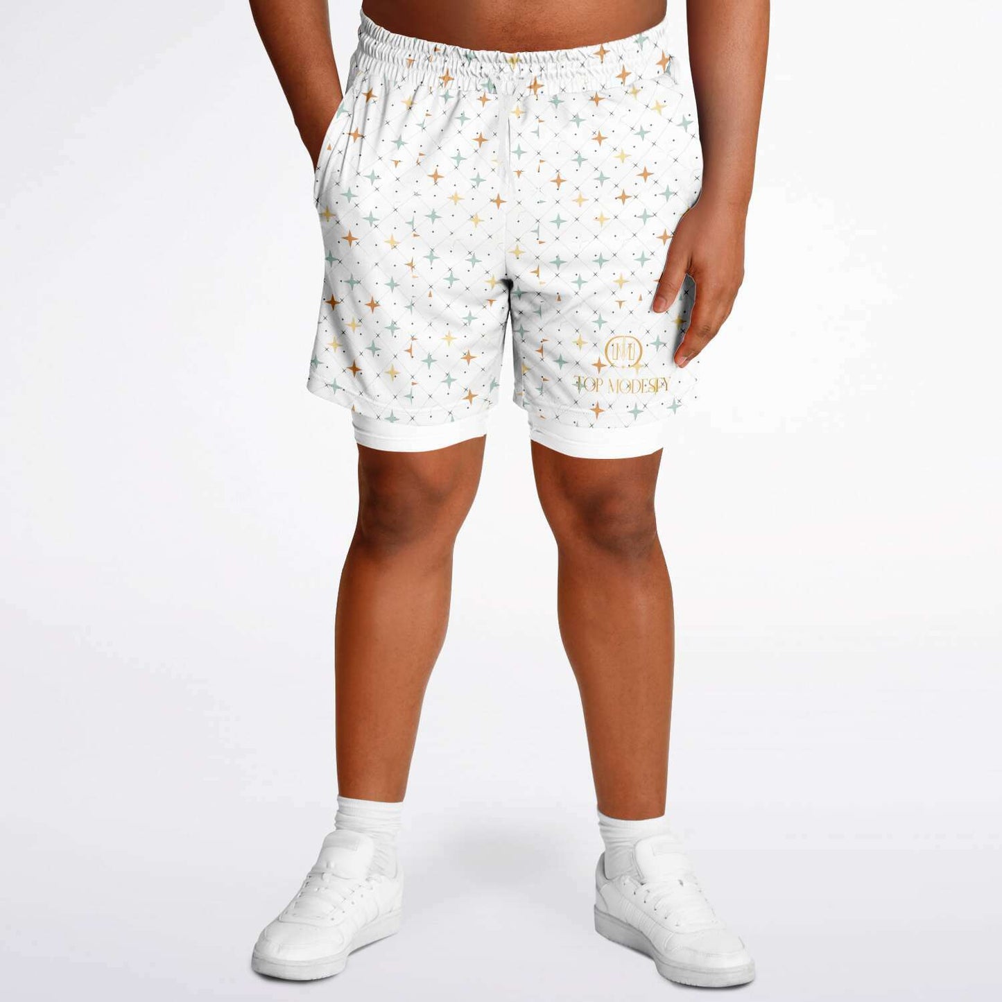 Top Modesty Men's 2-in-1 Shorts