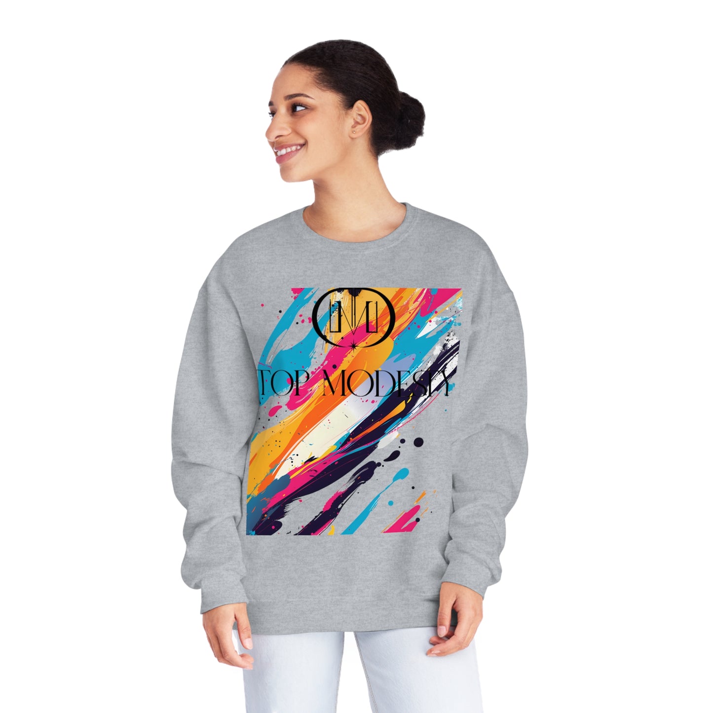 Top Modesty Spotlight Unisex Crewneck Sweatshirt