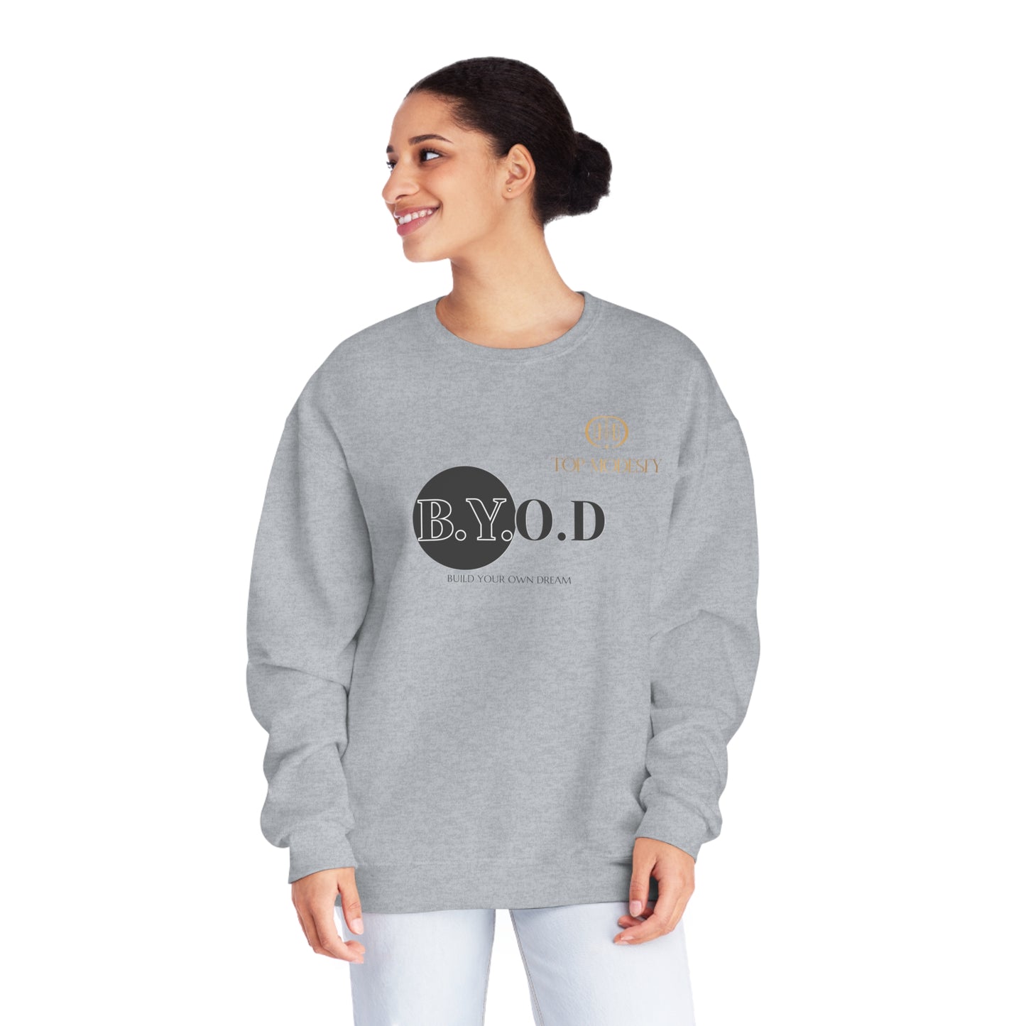 Top Modesty-Unisex NuBlend® Crewneck Sweatshirt