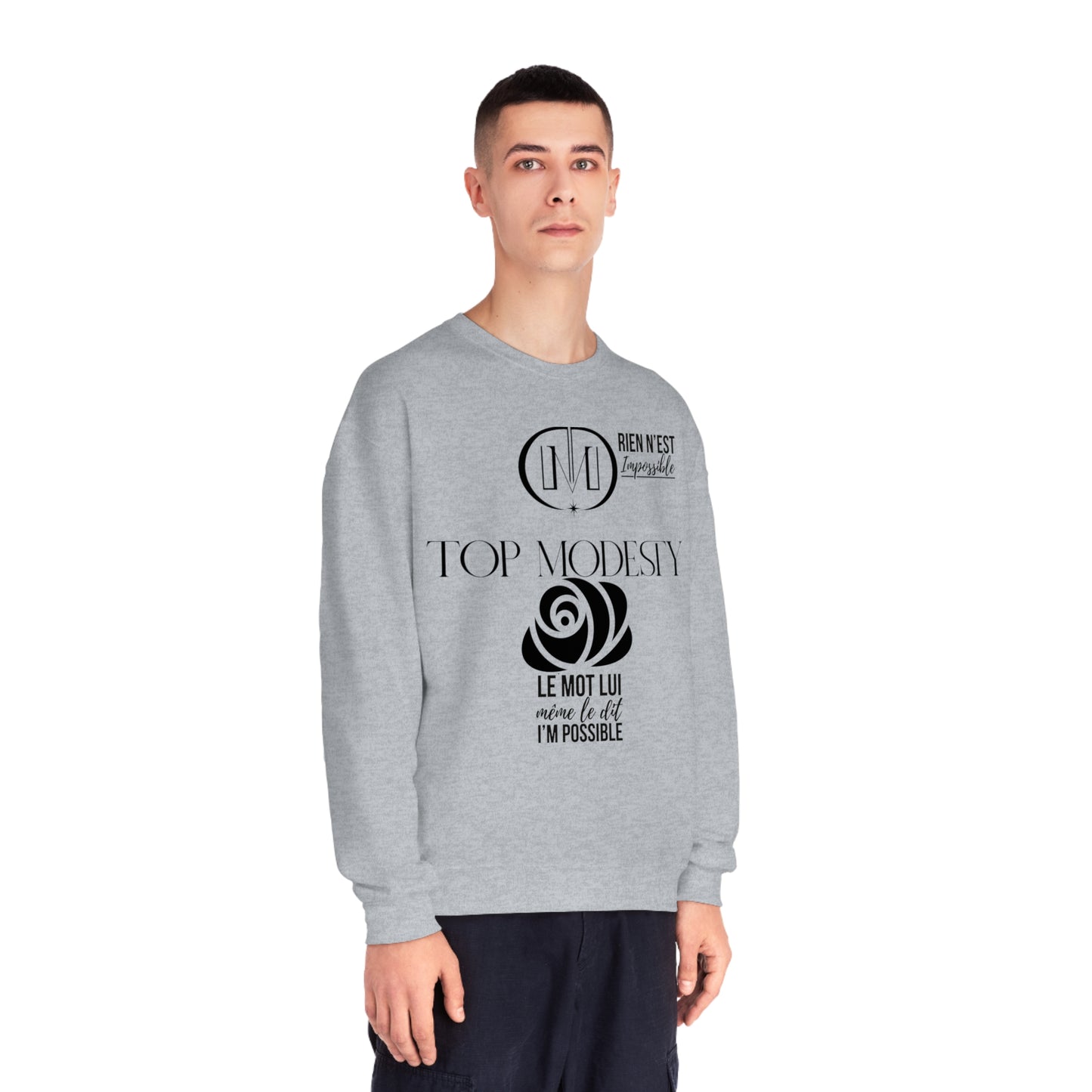 Top Modesty I’m Possible Unisex NuBlend® Crewneck Sweatshirt