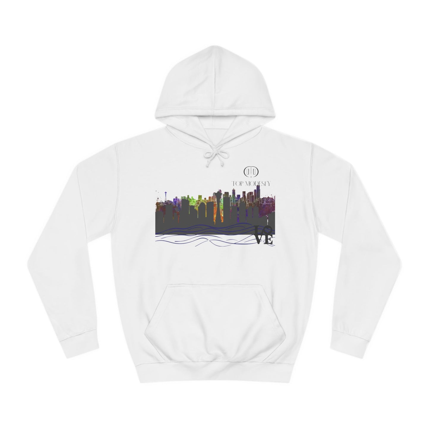 Top Modesty Rain City “Seattle” College Hoodie