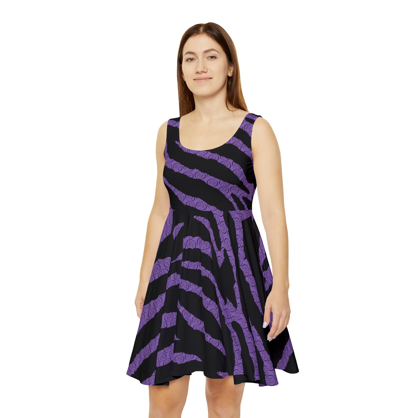 Top Modesty Bea Women's Skater Dress (Purple)