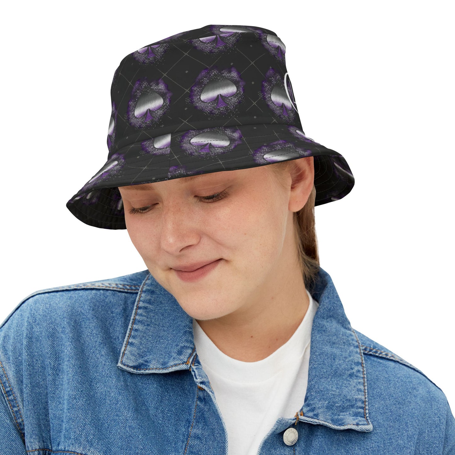 Top Modesty Night Spades Bucket Hat