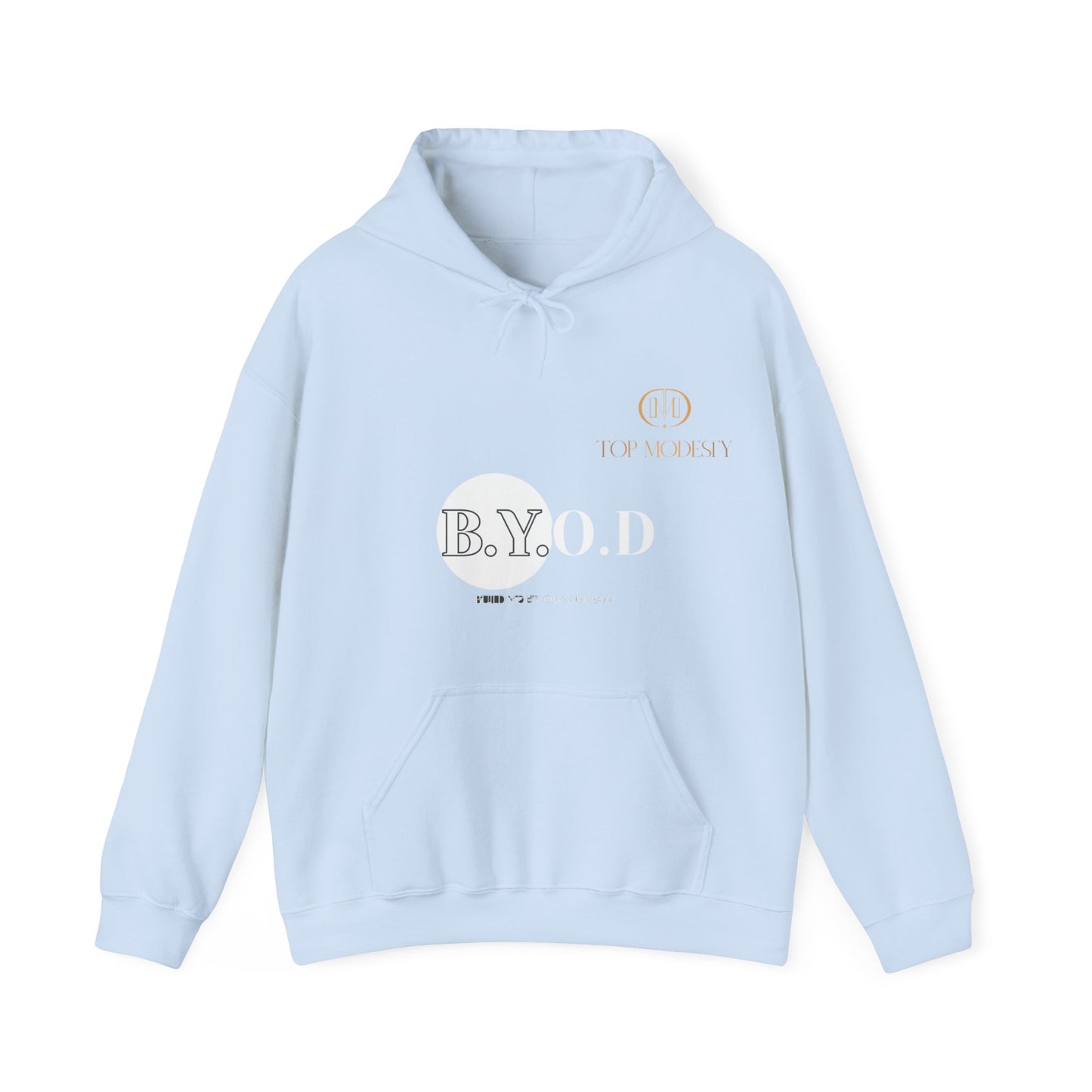 Top Modesty-B.Y.O.D Collection Unisex Heavy Blend™ Hooded Sweatshirt