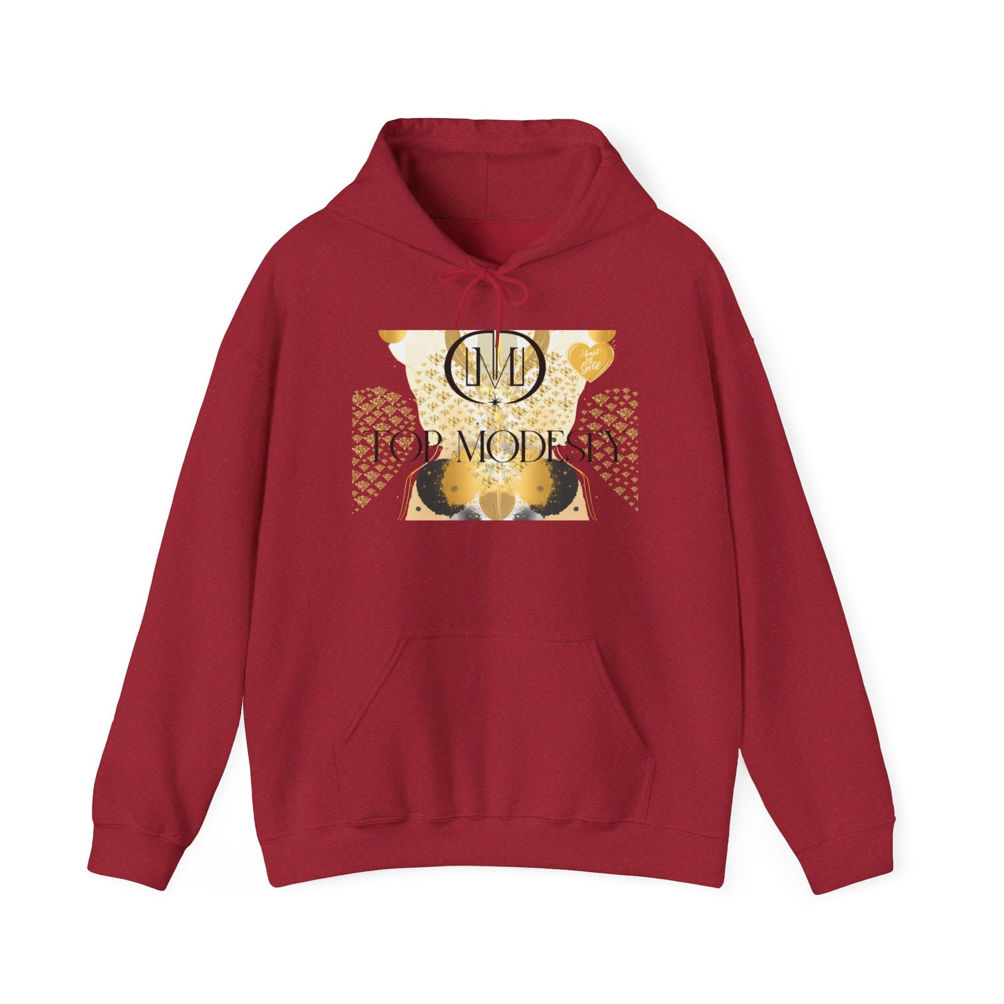 Top Modesty Heart of Gold Unisex Heavy Blend™ Hooded Sweatshirt