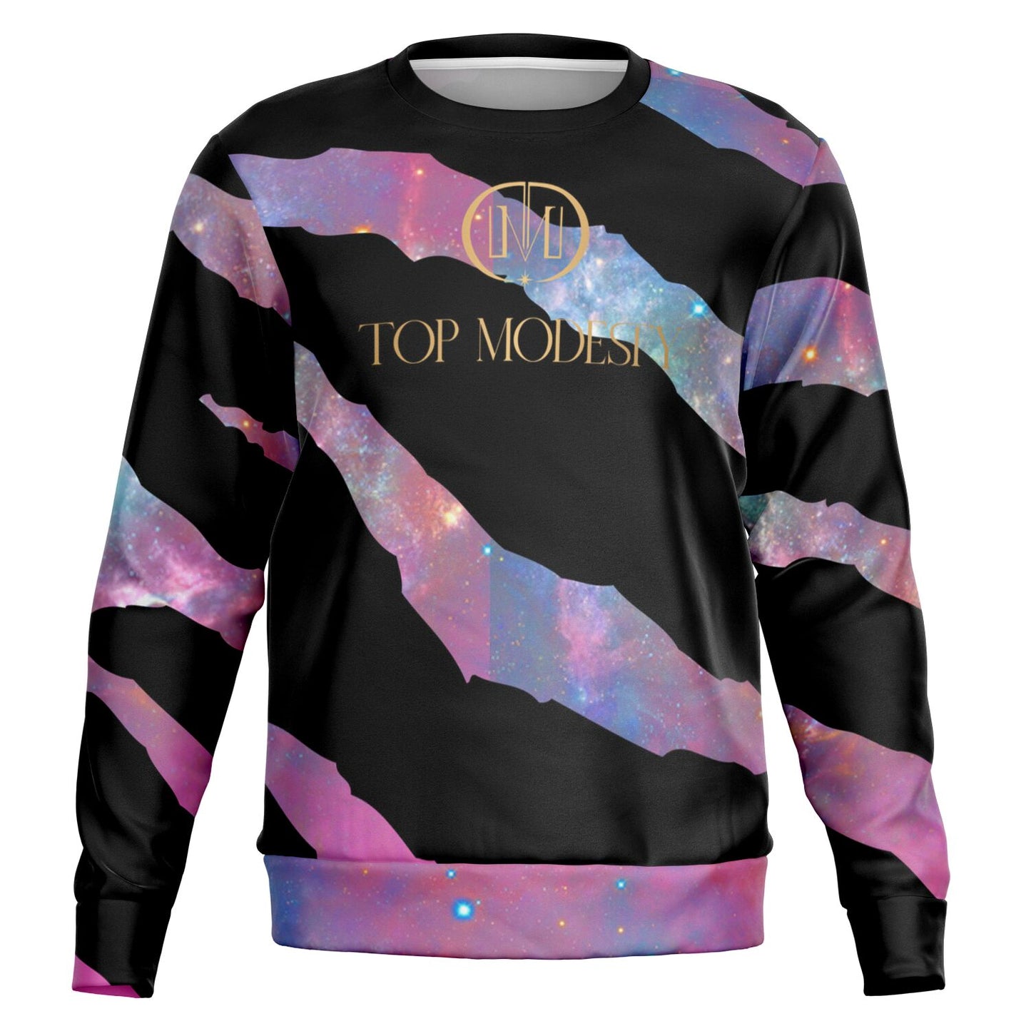 Top Modesty High Standard Fashion Sweatshirt  (Pink)