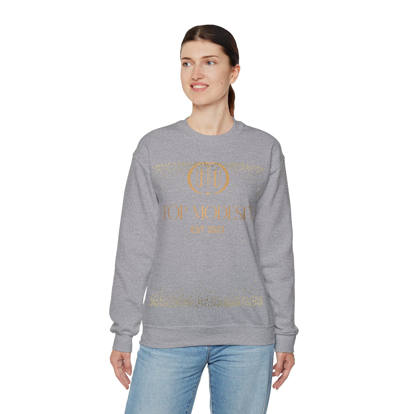 Top Modesty InStars- Unisex Heavy Blend™ Crewneck Sweatshirt