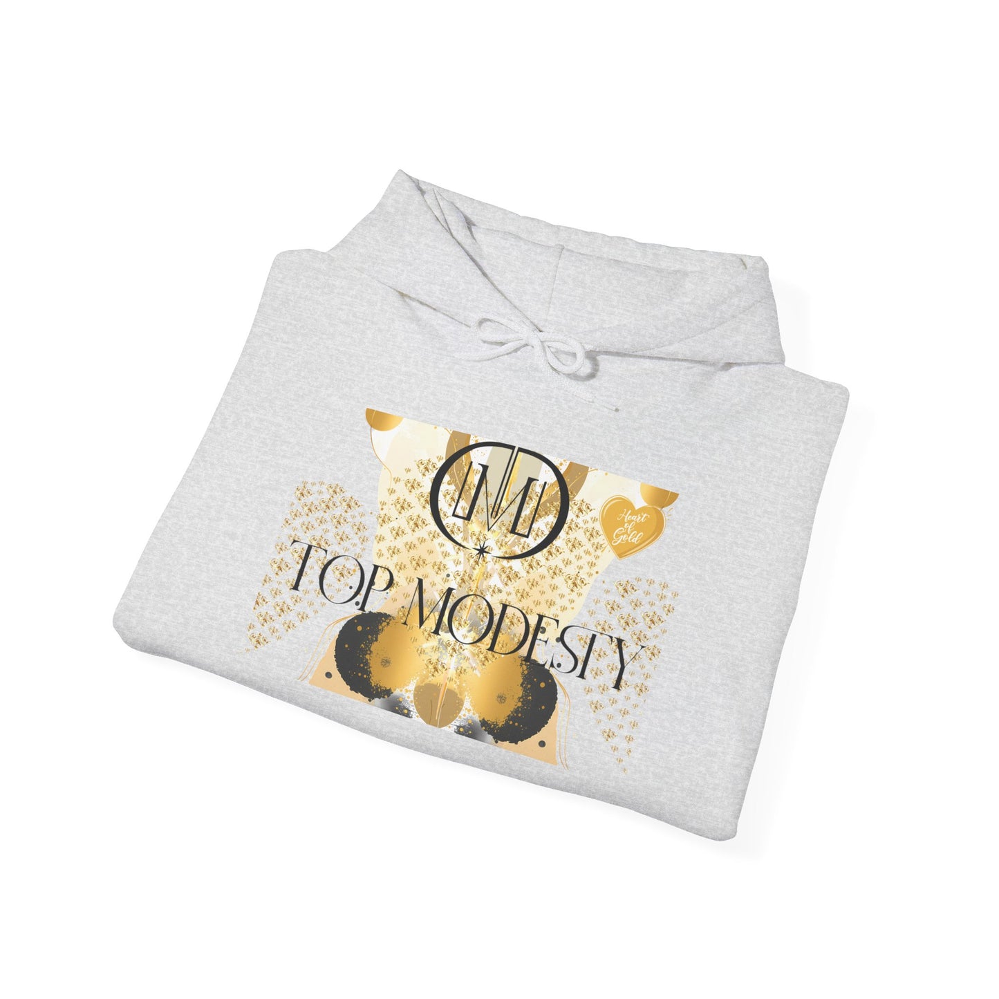 Top Modesty Heart of Gold Unisex Heavy Blend™ Hooded Sweatshirt