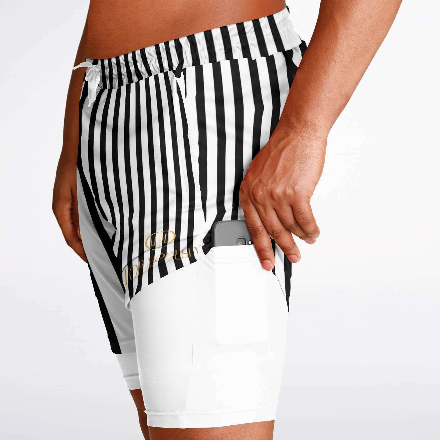 Top Modesty Men's 2-in-1 Shorts