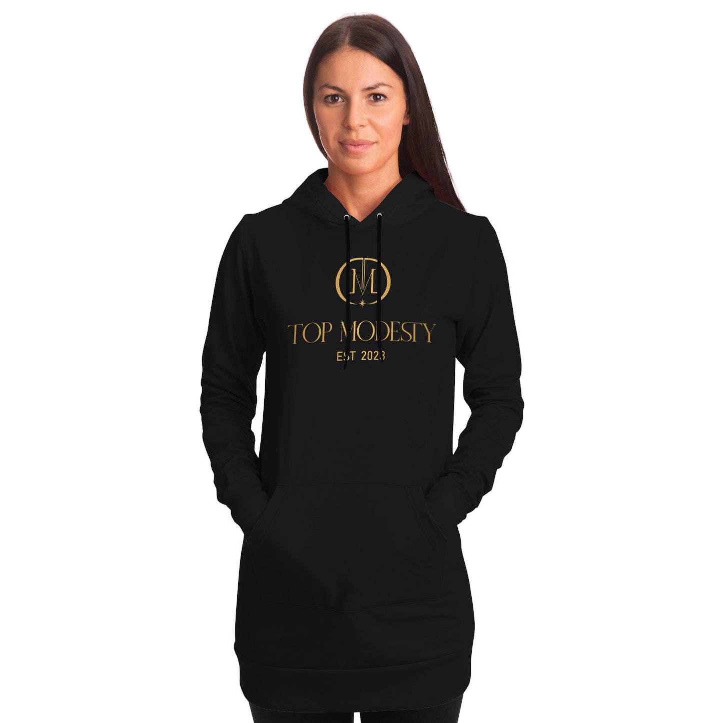 Top Modesty WL  Collection Fashion Longline Hoodie - Women Collection