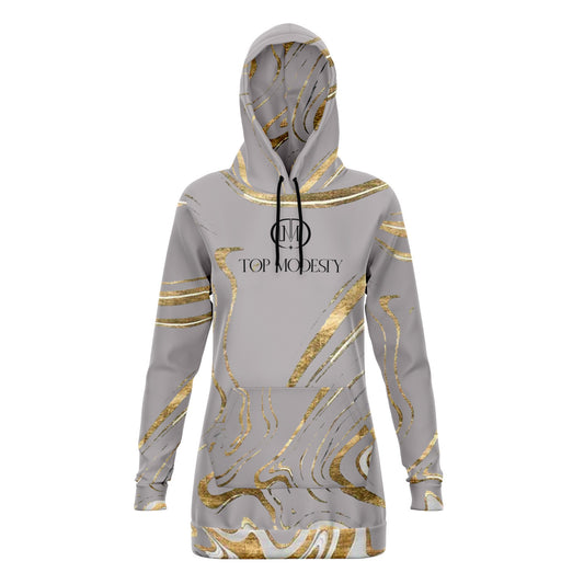 Top Modesty B.Y.O.D  Collection Fashion Longline Hoodie - Women Collection