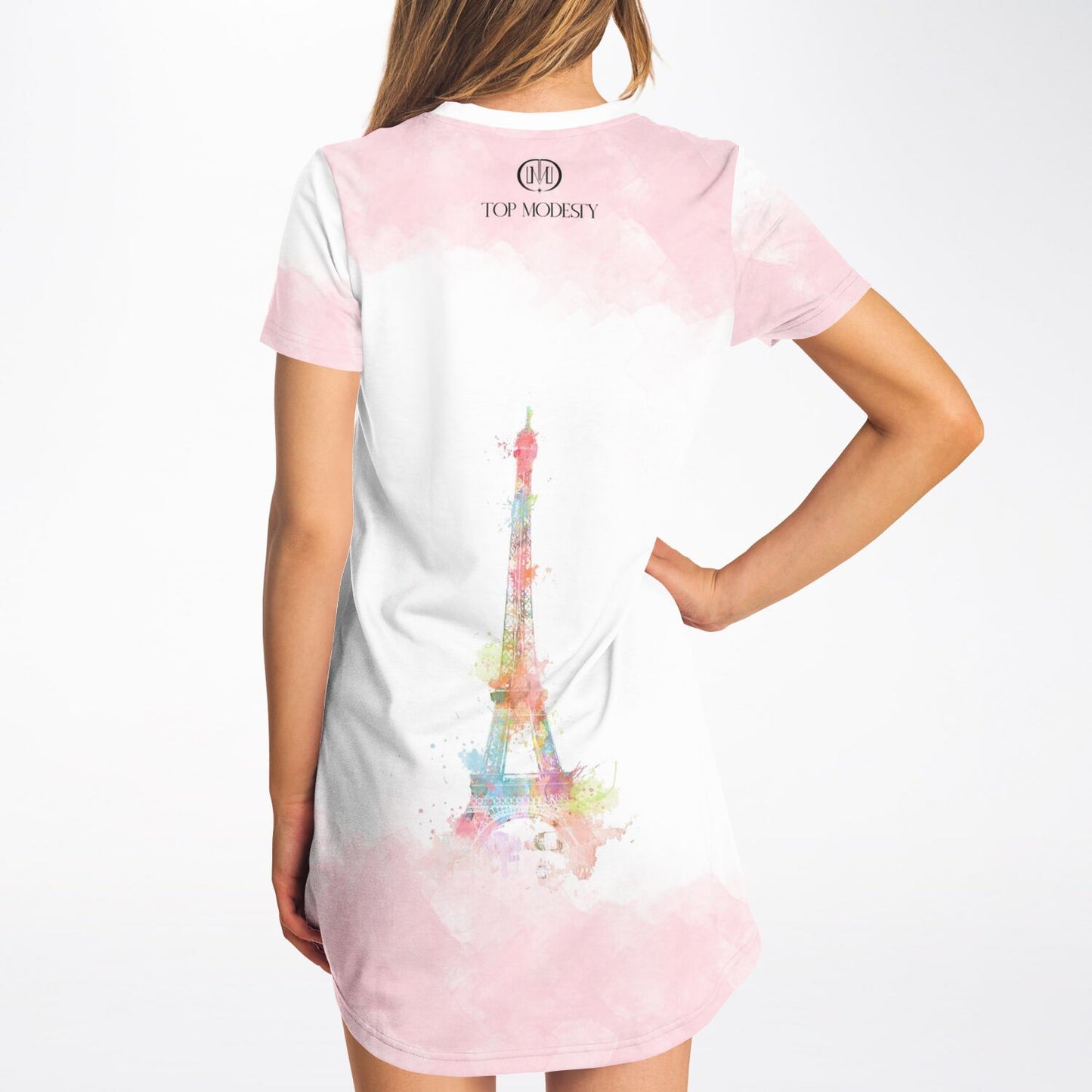 Top Modesty Comme a Paris T-Shirt Dress