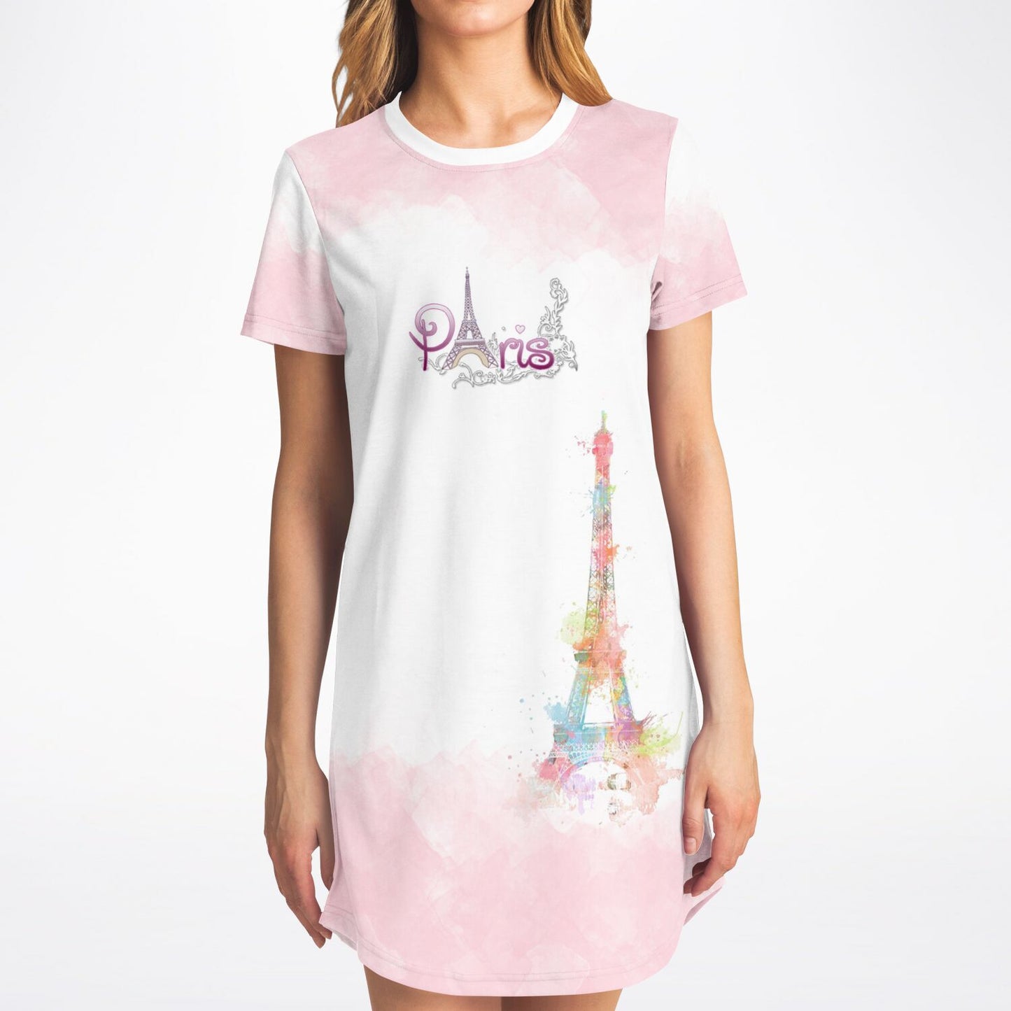 Top Modesty Comme a Paris T-Shirt Dress